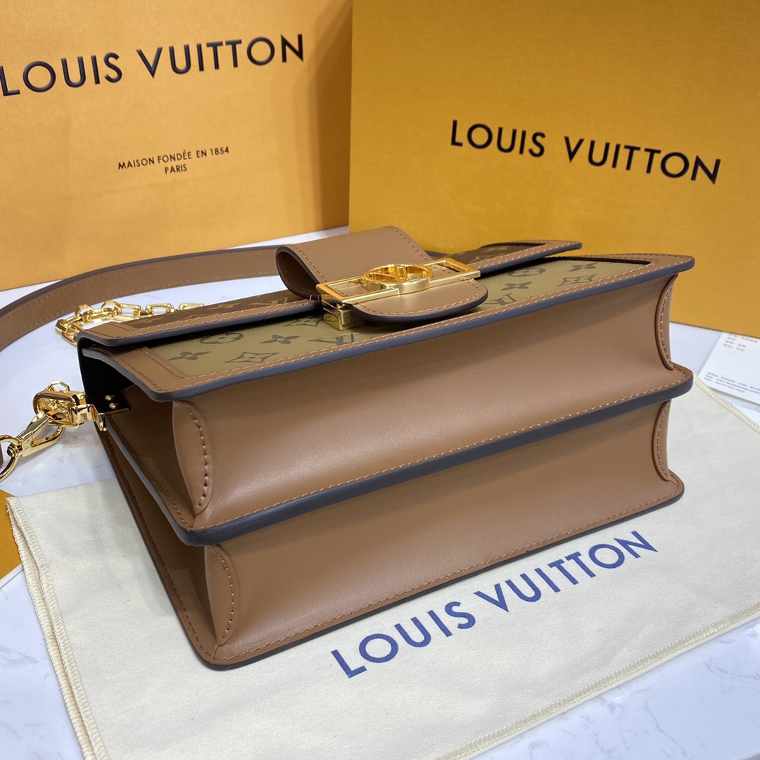 Louis Vuitton DAUPHINE MM Handbag Monogram M45958